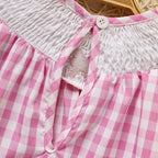 Infant Girls Valentine Pink Plaid Heart Dress
