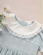 Toddler Girls Smocked Puff Sleeve Dress