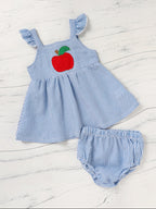 Infant Girls Floral Smocked Romper – Daddy’s Girl