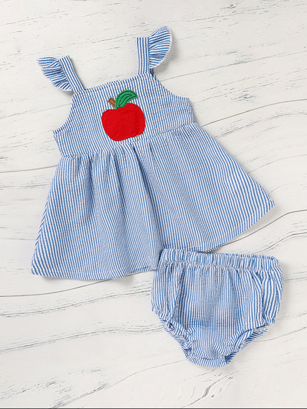 Infant Girls Floral Smocked Romper – Daddy’s Girl