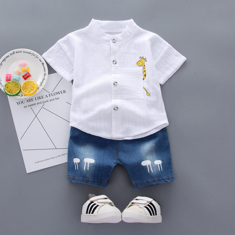 Baby Boy Summer Short Sleeve Shirt