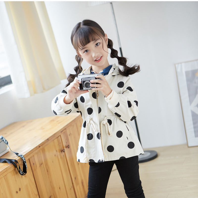 Baby Polka Dot Western Style Jacket