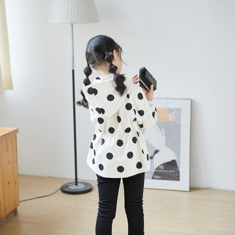 Baby Polka Dot Western Style Jacket