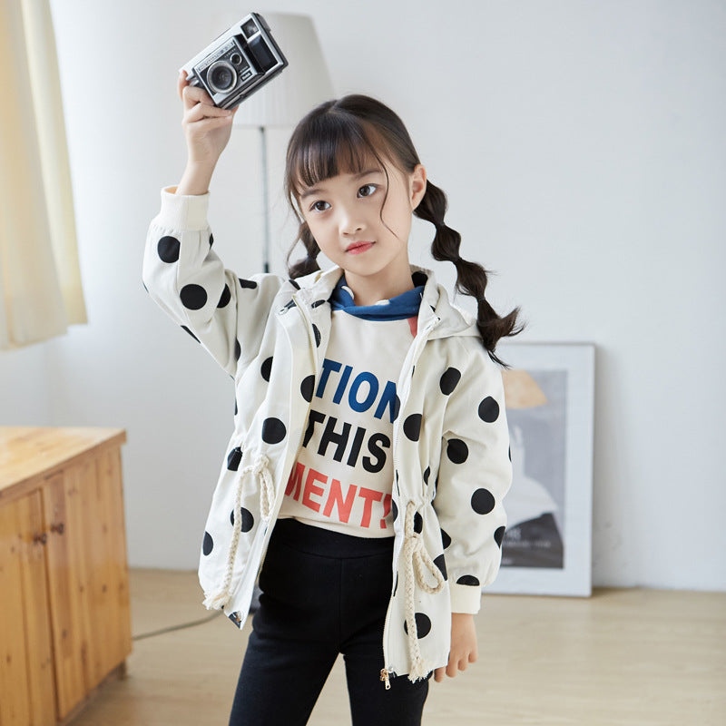Baby Polka Dot Western Style Jacket