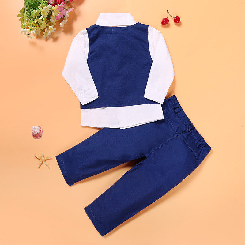 Boys Gentleman Vest Suit Set
