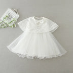 Children's Korean Style Trendy Plaid Cotton Princess Dress