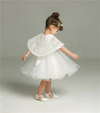 Children's Korean Style Trendy Plaid Cotton Princess Dress