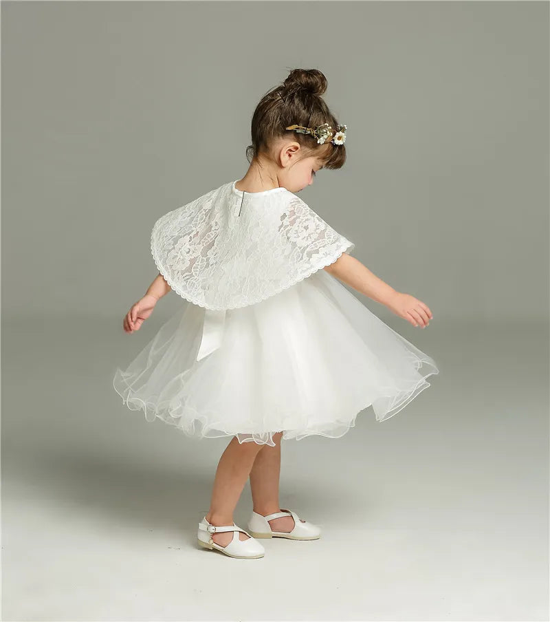 Children's Korean Style Trendy Plaid Cotton Princess Dress