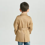 Boys Mid-Length Spring Trench Coat