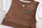 Boys Summer Outfit Set – Short Sleeve Cotton Suit (2 PCS)
