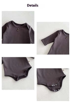 Newborn Cotton Bodysuit – Long Sleeve Soft Baby Wrap Onesie