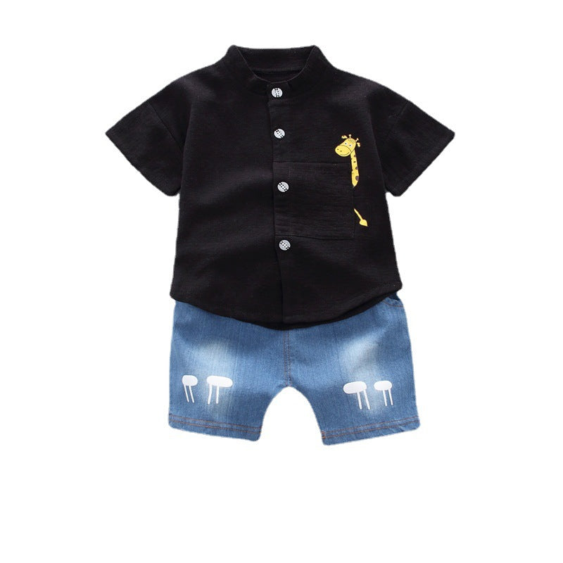 Baby Boy Summer Short Sleeve Shirt