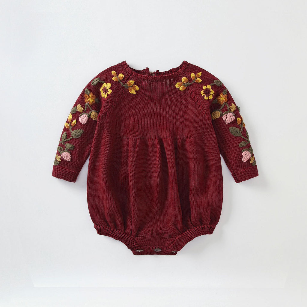 Baby Embroidered Wrap Bodysui