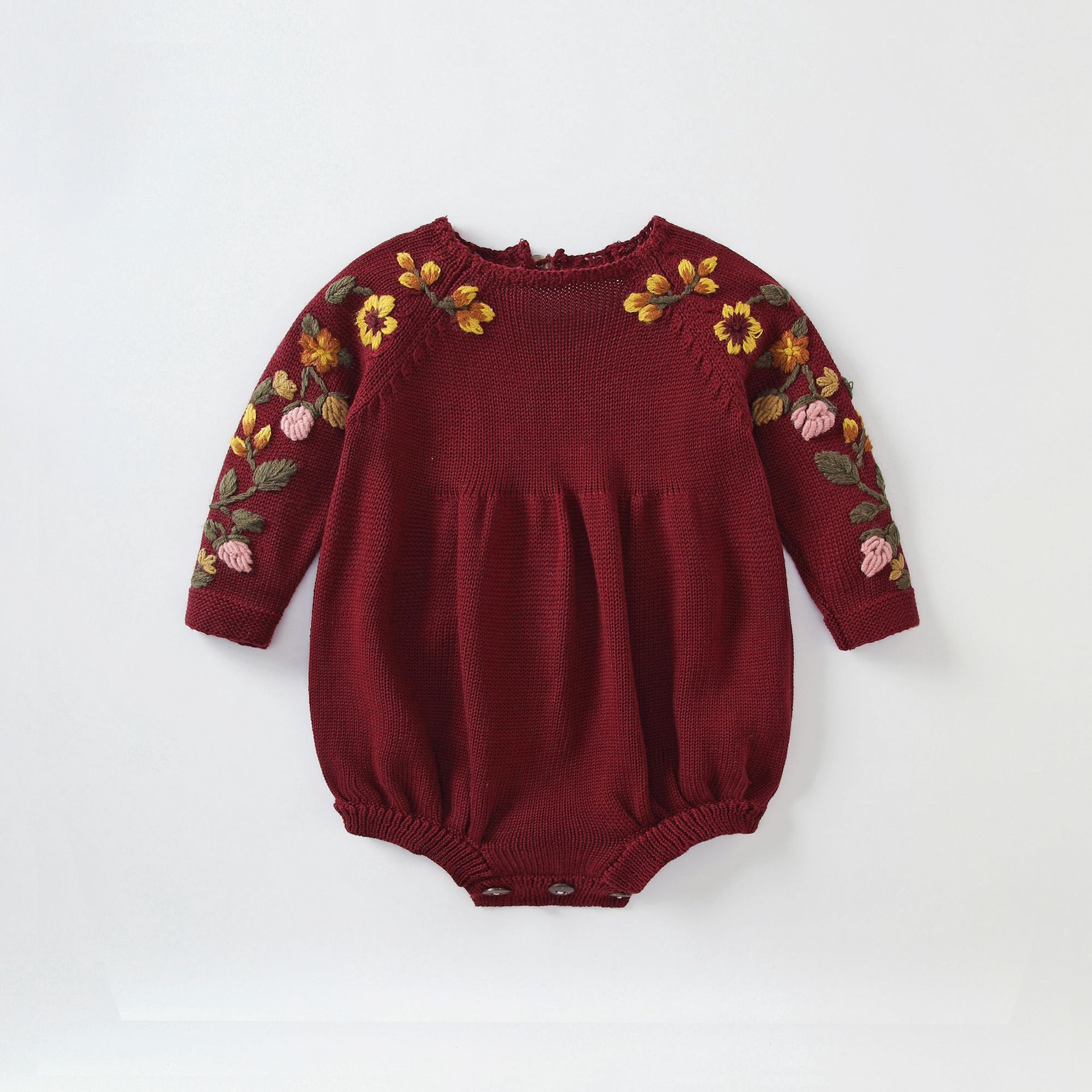 Baby Embroidered Wrap Bodysui