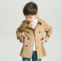 Boys Mid-Length Spring Trench Coat