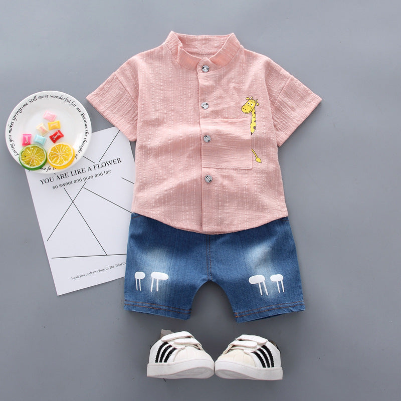 Baby Boy Summer Short Sleeve Shirt
