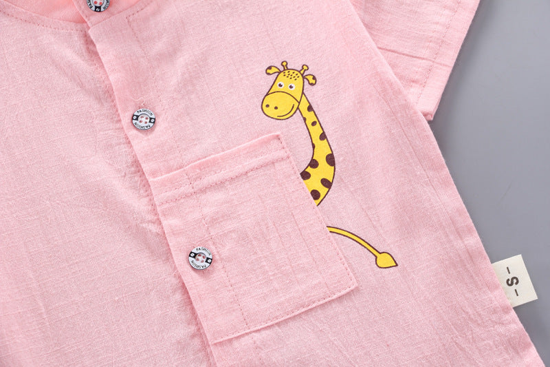 Baby Boy Summer Short Sleeve Shirt