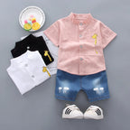 Baby Boy Summer Short Sleeve Shirt