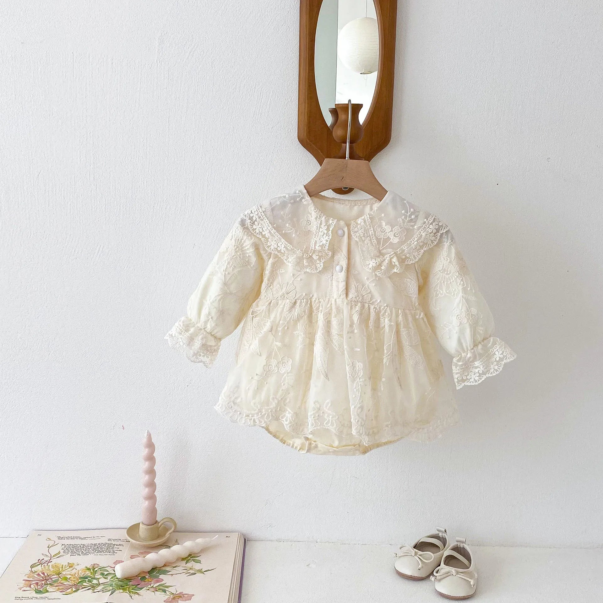 Baby Princess Romper Dress – Soft Cotton Jumpsuit