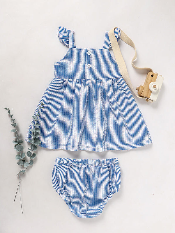 Infant Girls Floral Smocked Romper – Daddy’s Girl