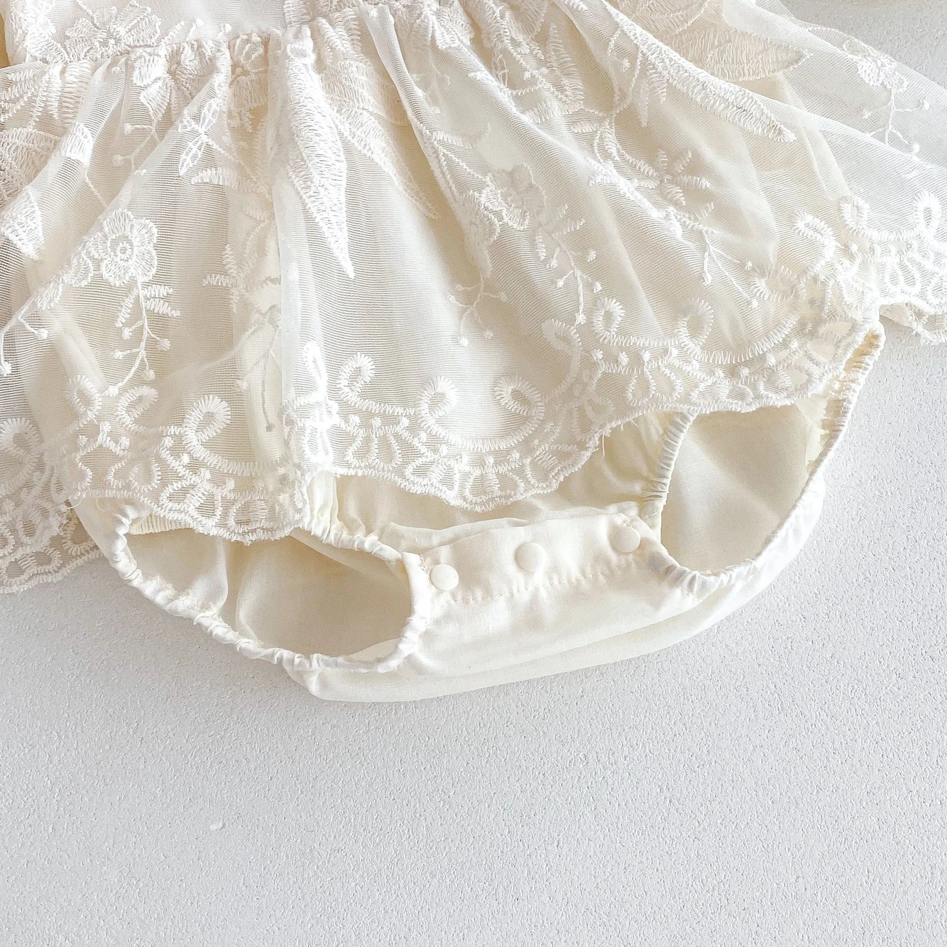 Baby Princess Romper Dress – Soft Cotton Jumpsuit