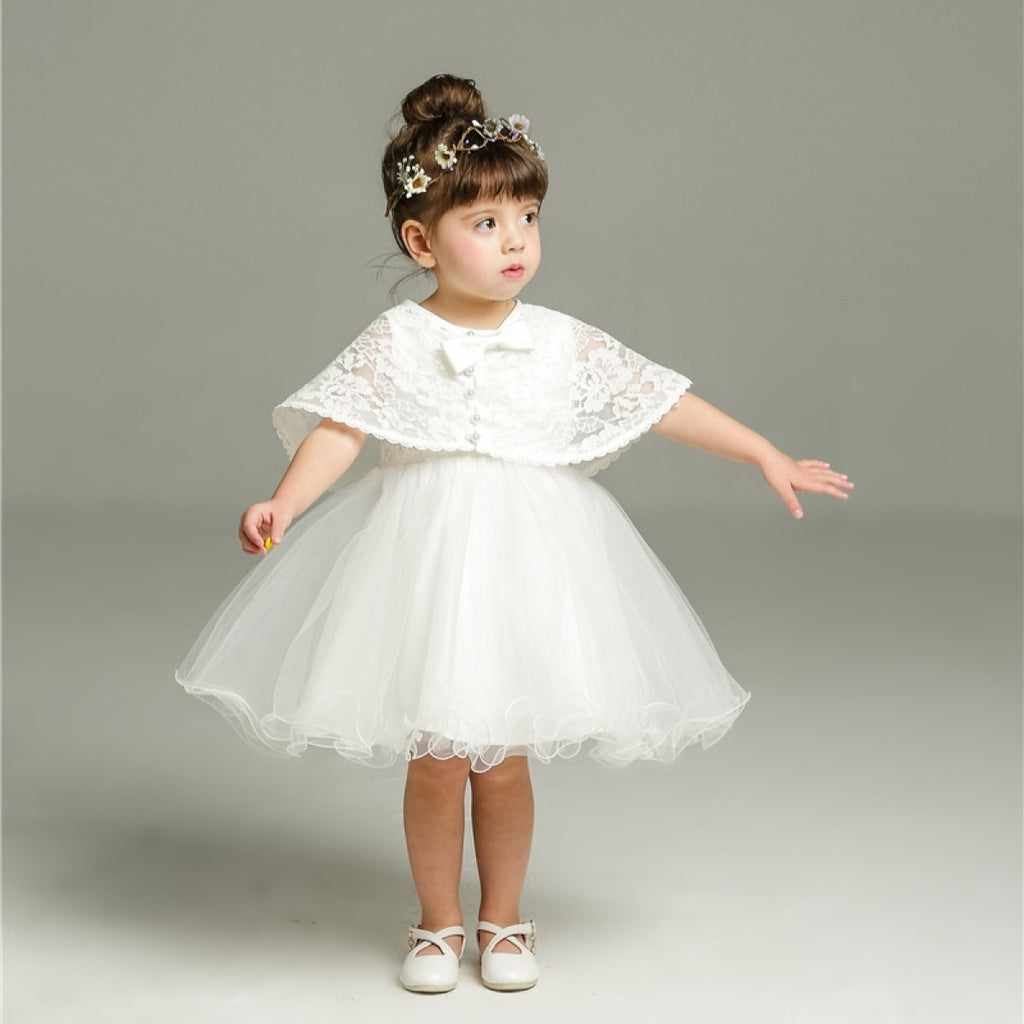 Children's Korean Style Trendy Plaid Cotton Princess Dress