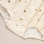 Baby Girl Honeybee Bubble Romper – 1st Bee Day Outfit