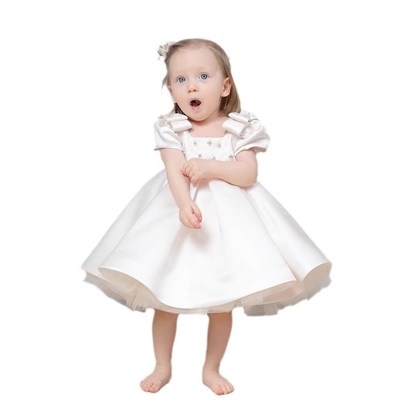 Baby Puffy Gauze Princess Birthday Dress