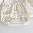 Baby Princess Romper Dress – Soft Cotton Jumpsuit