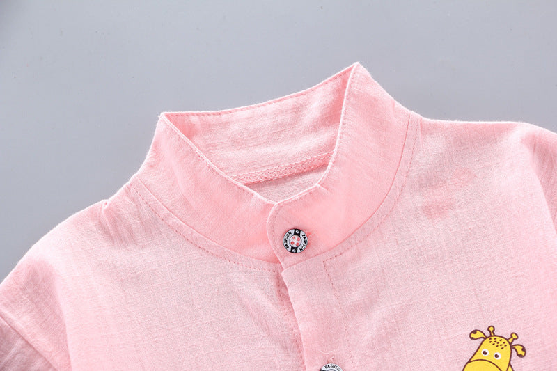 Baby Boy Summer Short Sleeve Shirt