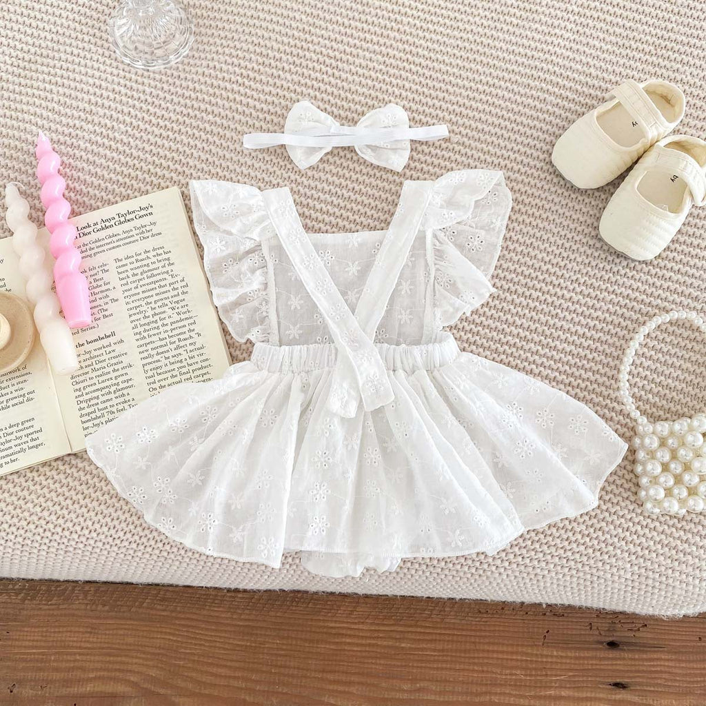 Baby Girl Lace Princess Jumpsuit Dress