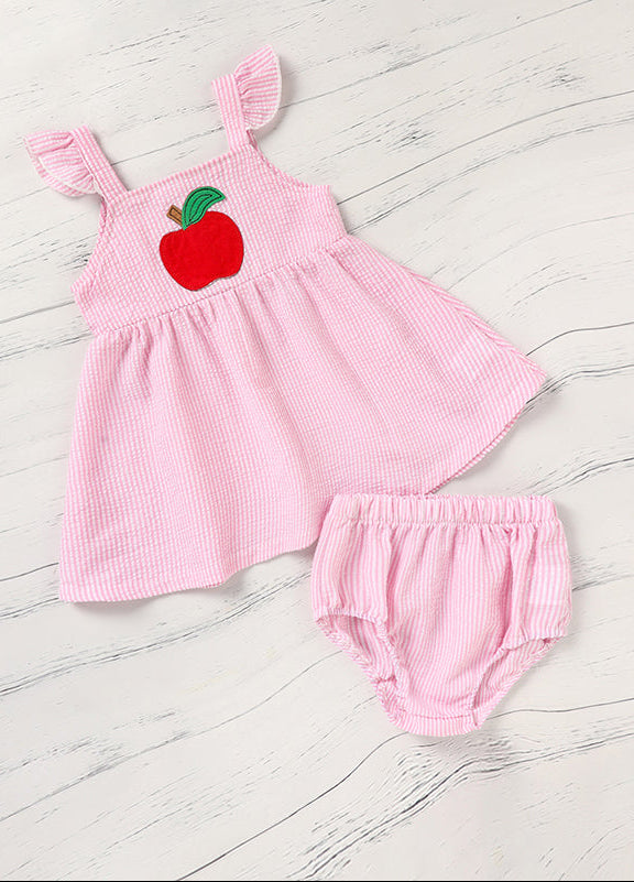Infant Girls Floral Smocked Romper – Daddy’s Girl