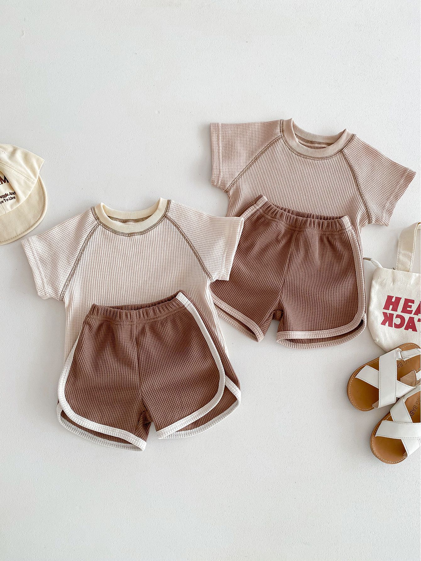 Unisex Baby Summer Shorts Set
