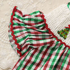 Baby Girls Christmas Plaid Tree Dress