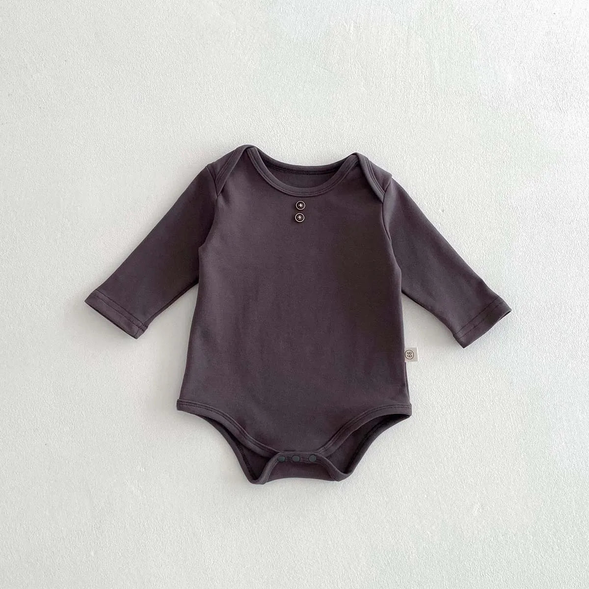Newborn Cotton Bodysuit – Long Sleeve Soft Baby Wrap Onesie