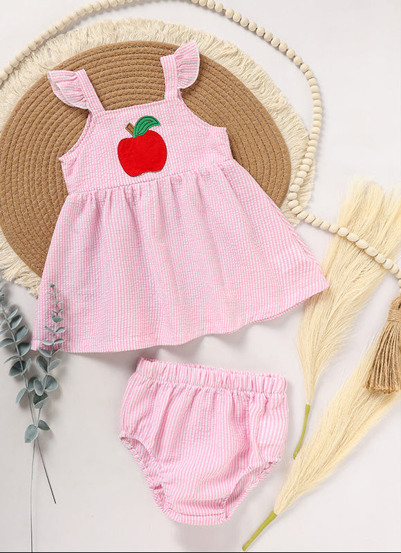 Infant Girls Floral Smocked Romper – Daddy’s Girl