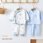 Newborn Pure Cotton Warm Pajamas