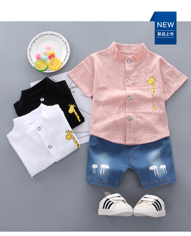 Baby Boy Summer Short Sleeve Shirt