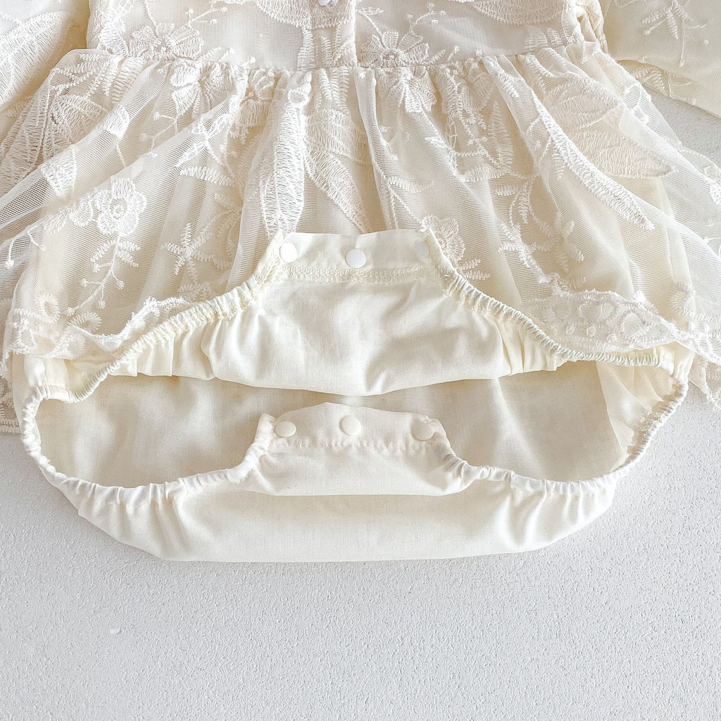 Baby Princess Romper Dress – Soft Cotton Jumpsuit
