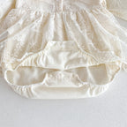 Baby Princess Romper Dress – Soft Cotton Jumpsuit