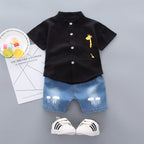 Baby Boy Summer Short Sleeve Shirt