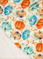 Girls Pumpkin Smocked Dress