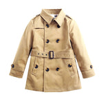 Boys Mid-Length Spring Trench Coat