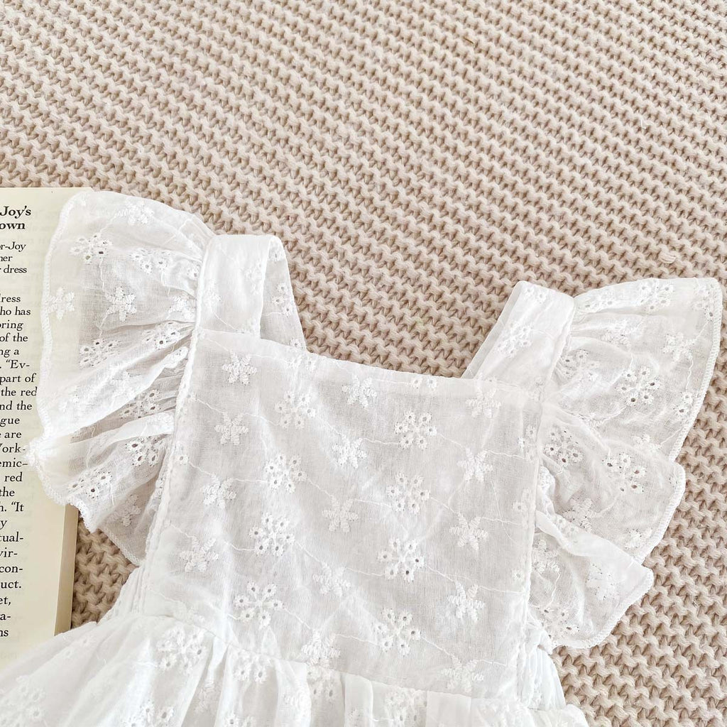 Baby Girl Lace Princess Jumpsuit Dress